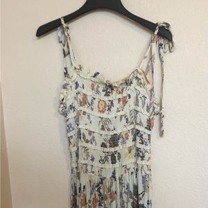 Free People Floral midi sundress, size M